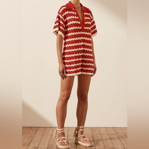 ShonaJoy - Leonor Crotchet Relaxed Playsuit